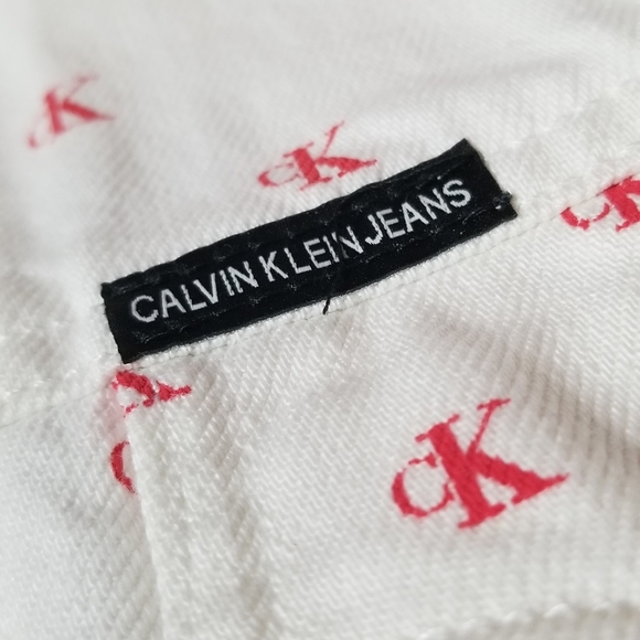 SOLD-CALVIN KLEIN Denim Jean Jacket-XL - Picture 5 of 5